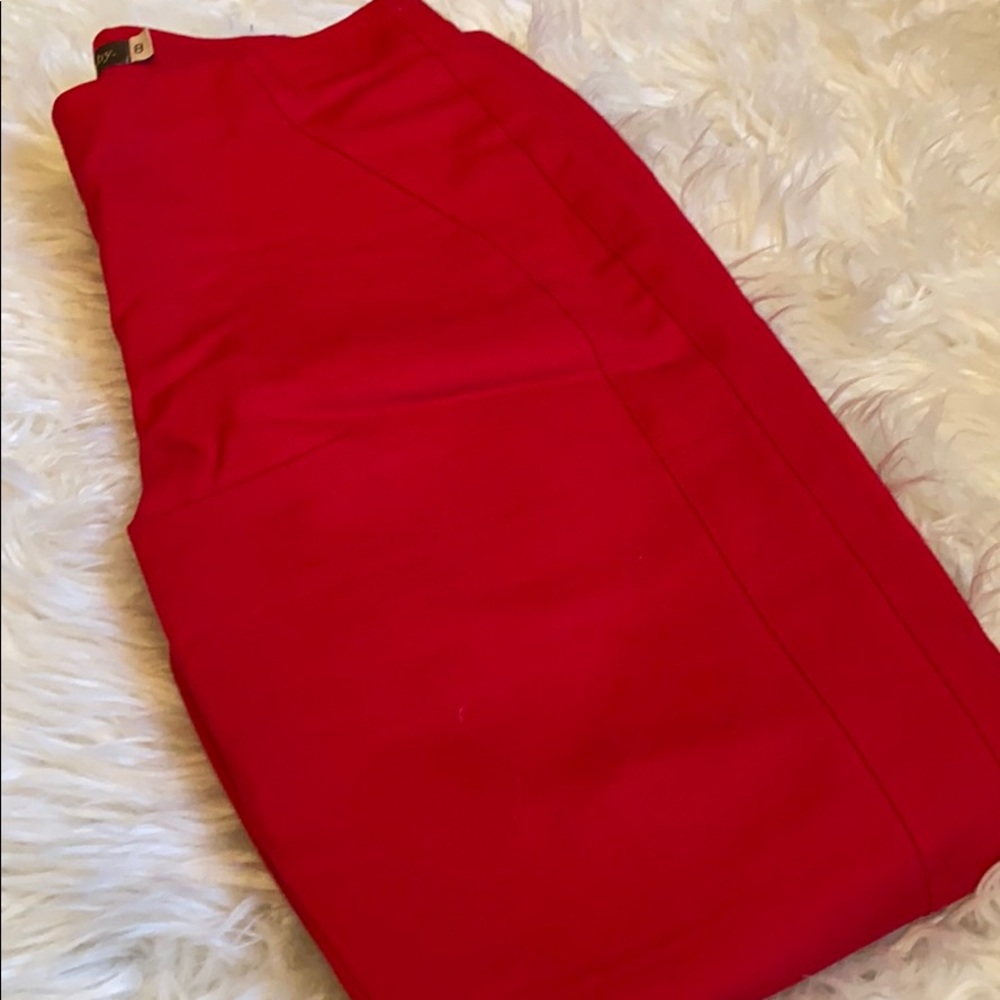 Red dress pants
